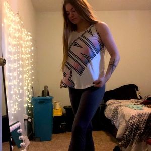 PINK tank top, size M. Only worn a few times.